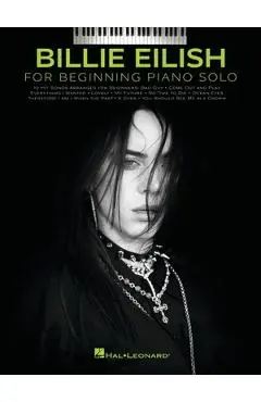 Billie Eilish - Beginning Piano Solo Songbook with Lyrics - Billie Eilish