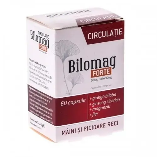 Bilomag Forte Circulatie, 60 capsule Zephyr Labs