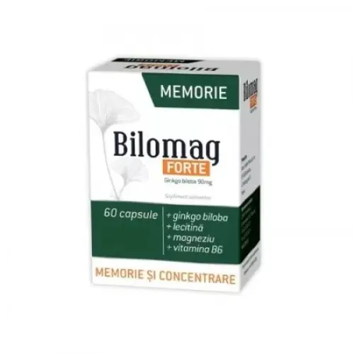 Bilomag Forte Memorie 90mg, 60 capsule Zephyr Labs