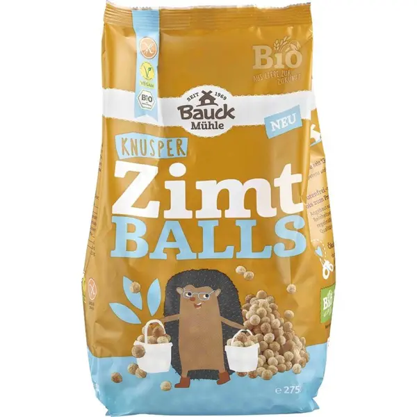 Bilute crocante de ovaz cu scortisoara fara gluten, eco - 275 g