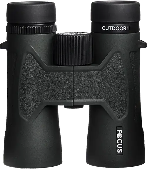 Binoclu Focus Outdoor II H02-1042, Marire 10x, Rezistent la apa (Negru)