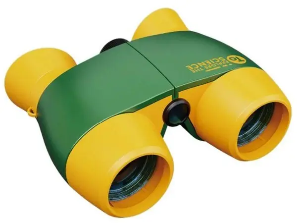 Binoclu pentru copii Raya Toys - Explore The HD World, verde junglă