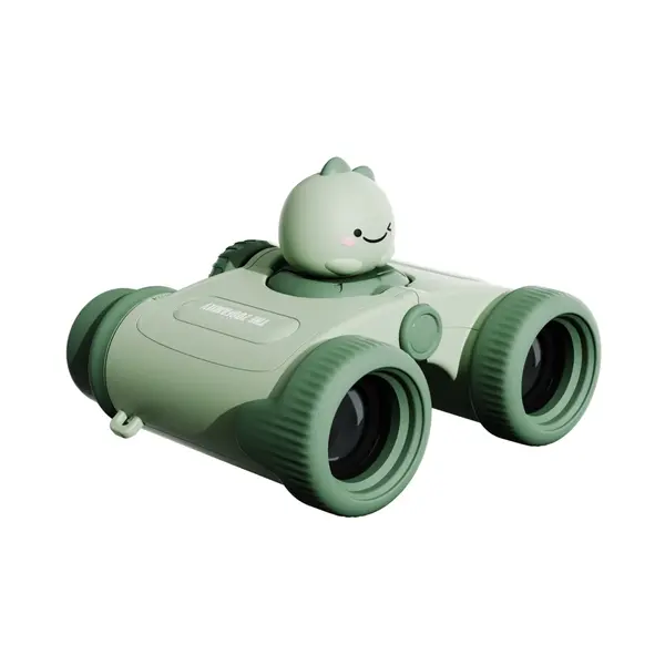Binoclu silicon copii, 8x, Zoo eyes - Dino
