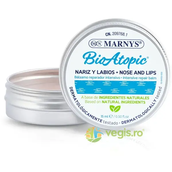 BioAtopic - Balsam Intens Hidratant pentru Buze Uscate si Nas 15ml
