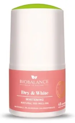 Biobalance Deodorant roll-on Dry & White, 50 ml
