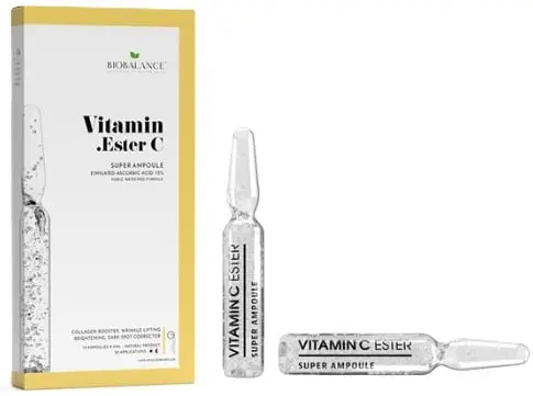 Biobalance Fiole Ester Super cu vitamina C pentru efect de lifting, 10 x 2 ml