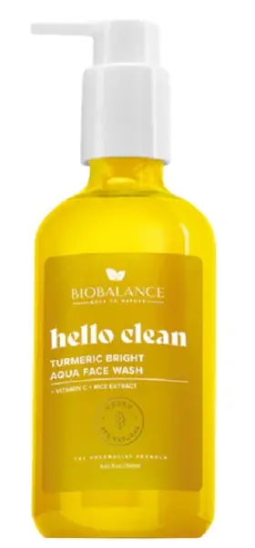Biobalance Hello Clean Gel de curățare facială Turmeric Bright, 250 ml