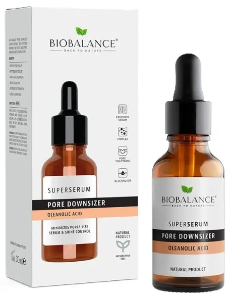 Biobalance Super ser cu acid oleanic Pore Downsizer, 30 ml