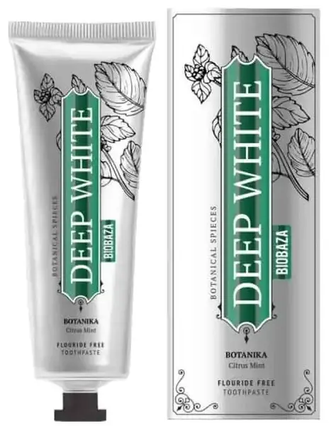Biobaza Deep White Pastă de dinți Botanika, 75 ml
