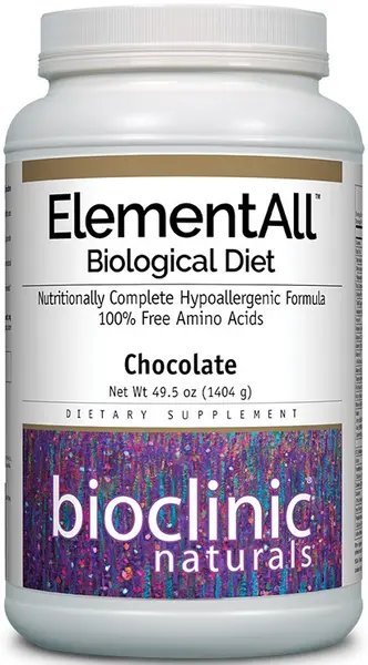 Bioclinic Naturals ElementAll Biological Diet, ciocolată, 1404 g, Natural Factors