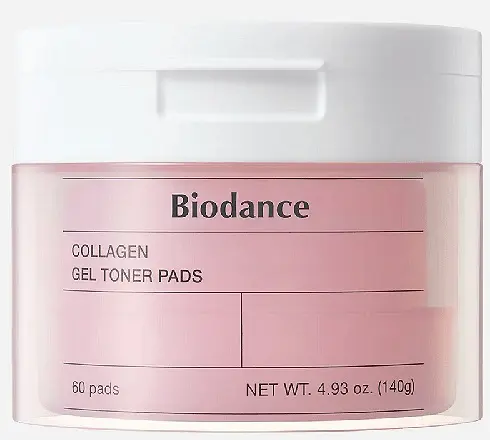 Biodance Discuri faciale tonifiante cu gel și colagen, 60 buc