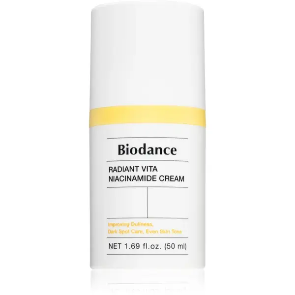 Biodance Radiant Vita Niacinamide Cream crema hidratanta si hranitoare pentru strălucirea și netezirea pielii 50 ml