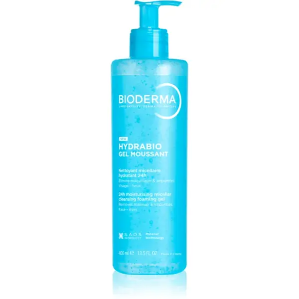 Bioderma Hydrabio Gel Moussant gel micelar de curățare cu efect de hidratare 400 ml