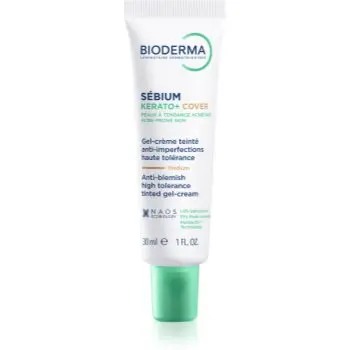 Bioderma Sébium Kerato+ Cover lotiune tonica matifianta impotriva imperfectiunilor pielii cauzate de acnee