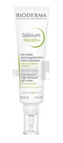Bioderma Sebium Kerato+ gel crema anti-imperfectiuni 30 ml