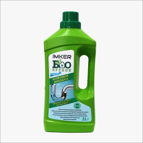 BioEffect Solutie curatare si intretinere tevi bucatarie pe baza de enzime - 1 litru