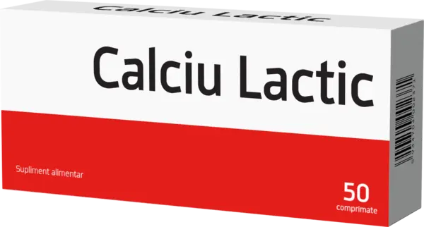 Biofarm Calciu Lactic 500 mg 50 comprimate