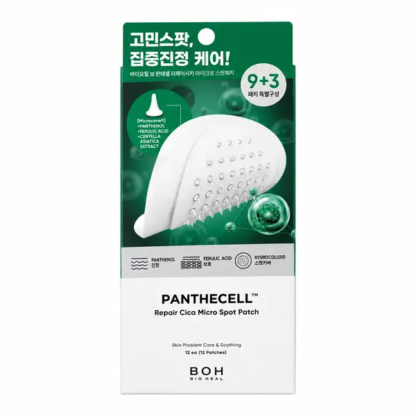 BIOHEAL BOH - Panthecell Repair Cica Micro Spot Patch, 12 patches