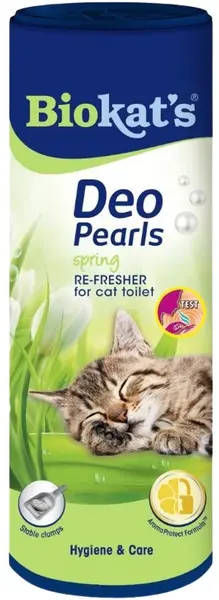 BIOKAT'S Deo Perls Spring, perle parfumate pentru litieră 700g