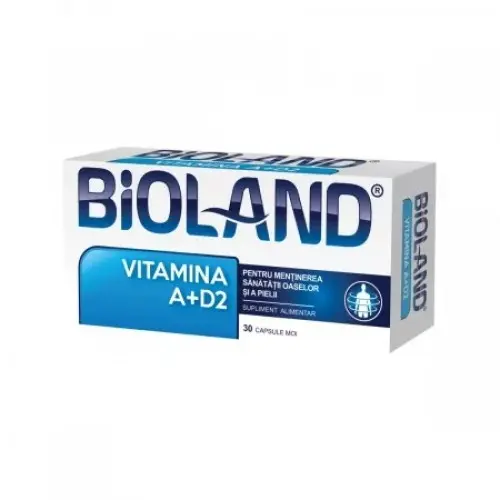 Bioland vitamina A+D2 x 30 capsule moi Zephyr Labs