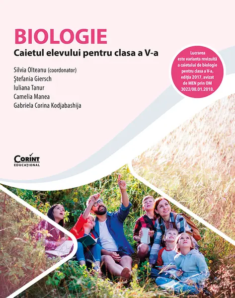 Biologie. Caietul elevului pentru clasa a V-a - editia 2022-