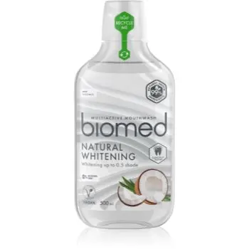 Biomed Natural Whitening apă de gură