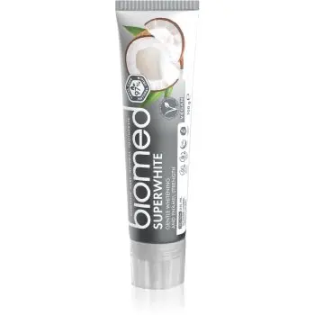 Biomed Superwhite pasta de dinti cu efect intaritor cu ulei de cocos