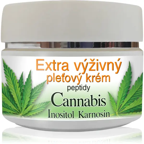 Bione Cosmetics Cannabis with Peptides Crema nutritiva pentru fata 51 ml