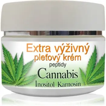 Bione Cosmetics Cannabis with Peptides Crema nutritiva pentru fata