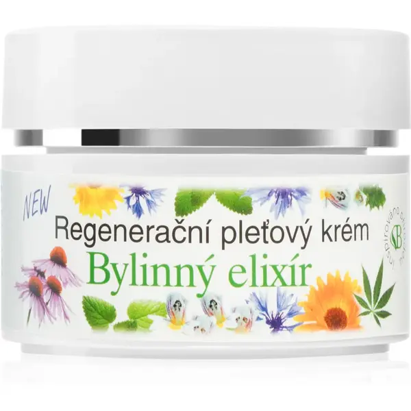 Bione Cosmetics Herbal Elixir crema de fata regeneratoare 51 ml