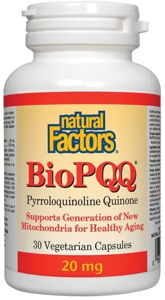 BioPQQ, 20 mg, 30 capsule, Natural Factors