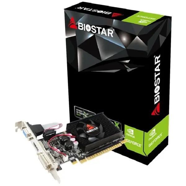 Biostar Placa video BIOSTAR GeForce 210, 1GB, GDDR3, 64 bit, DVI-I, D-Sub, HDMI