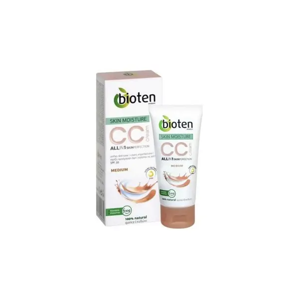 Bioten CC Cream SPF 20 Cremă CC hidratantă pentru față Volum Ușoară