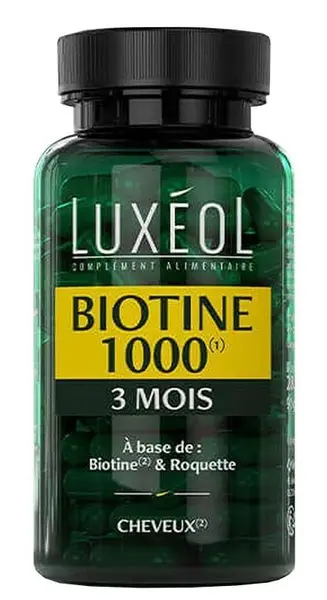 Biotină + Rucola, 90 capsule, Luxéol