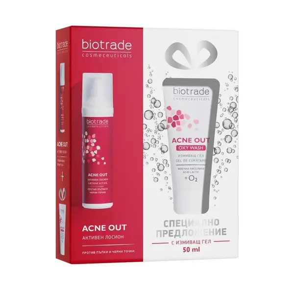 Biotrade Acne Out Set cosmetic Volum EDT 60 ml + 50 ml gel de duș