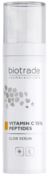 Biotrade Anti-age Ser de luminozitate cu vitamina C 15% și peptide, 30 ml