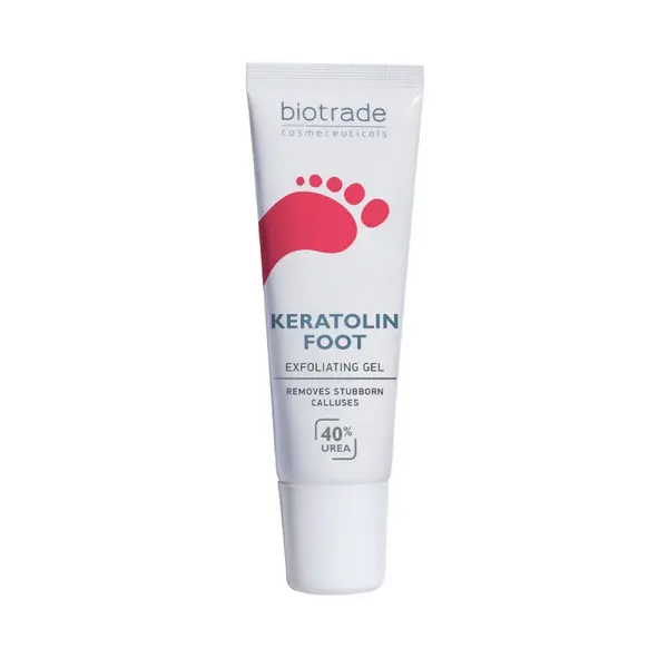 Biotrade Keratolin foot 40% Urea Gel pentru bătături persistente, piele îngroșată și unghii, cu 40% uree Volum 15 ml