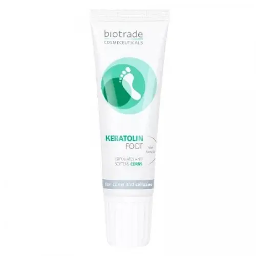 Biotrade Keratolin foot 40% uree gel exfoliant pentru picioare, 15ml Zephyr Labs