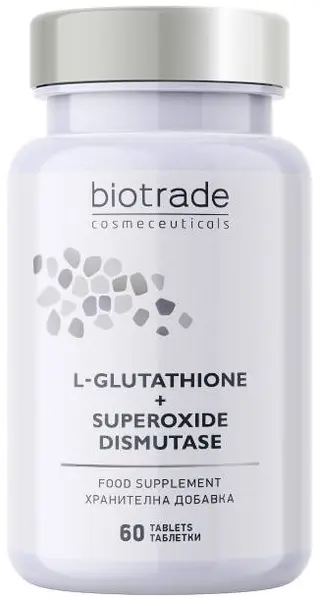 Biotrade Supliment alimentar L-Glutathione + Superoxide Dismutase, 60 tablete