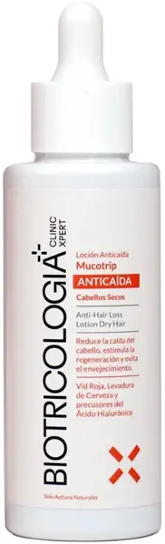 Biotricologia Loțiune anti-cădere a părului pentru scalp uscat Mucotrip, 100 ml