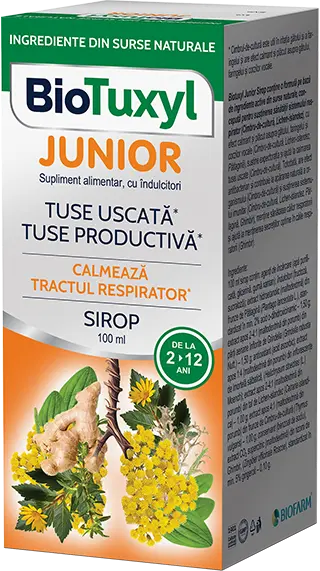 Biotuxyl junior sirop 100ml fl. Biofarm