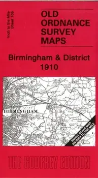 Birmingham and District 1910. One Inch Sheet 168, Sheet Map/***
