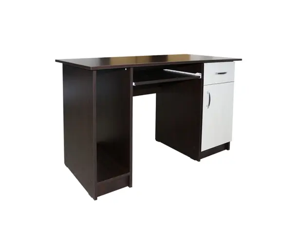 Birou calculator cu usa si sertar - culoare Ladin Wenge