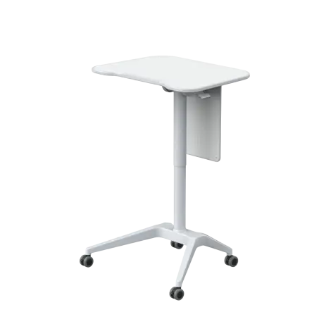 Birou ergonomic mobil potrivit si pentru lucrul stand in picioare, ajustabil pe inaltime 73.5-108 cm