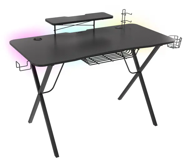 Birou gaming Genesis - Holm 300, negru