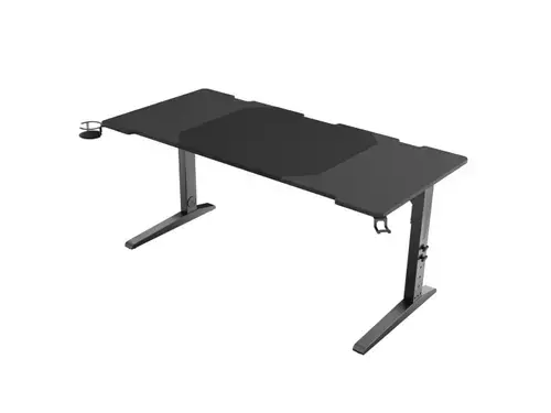 Birou gaming Genesis Holm Modular 160, Iluminare RGB, Suport pahar (Negru)