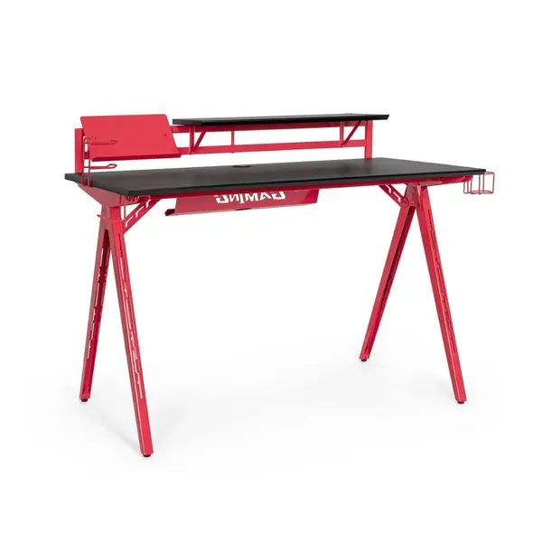 Birou GAMING RED-BLACK 135 x 60 CM - Rosu