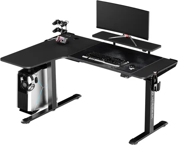 Birou gaming Ultradesk - Winger, negru