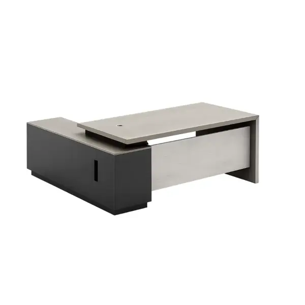 Birou managerial Artemis cu blat melaminat si corp lateral - dimensiuni W1600*D800*H750 mm
