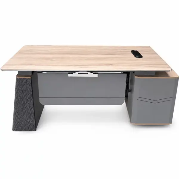 Birou managerial Portofino cu dulap lateral, 1800x1600mm